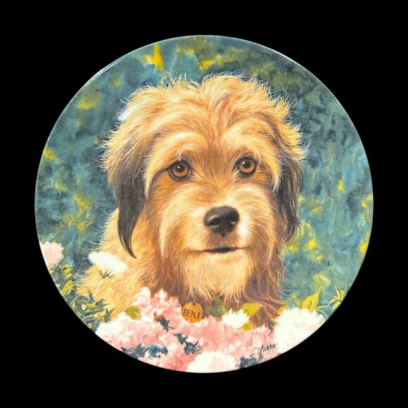 Vintage Benji The Movie Star "Wags to Riches" Dog Decorative Plate - Picture 4 of 5